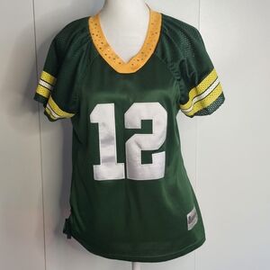 Greenbay Packers Women's Sports Jersey Top "Rodgers 12"
